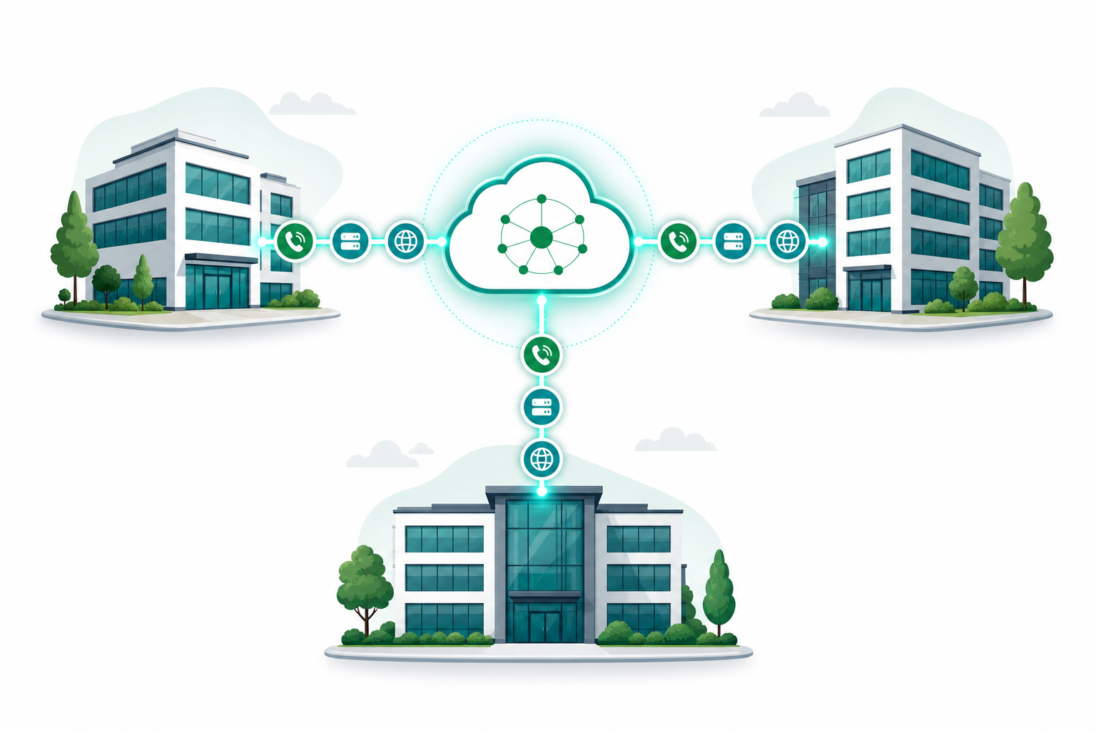 Office-to-office networking