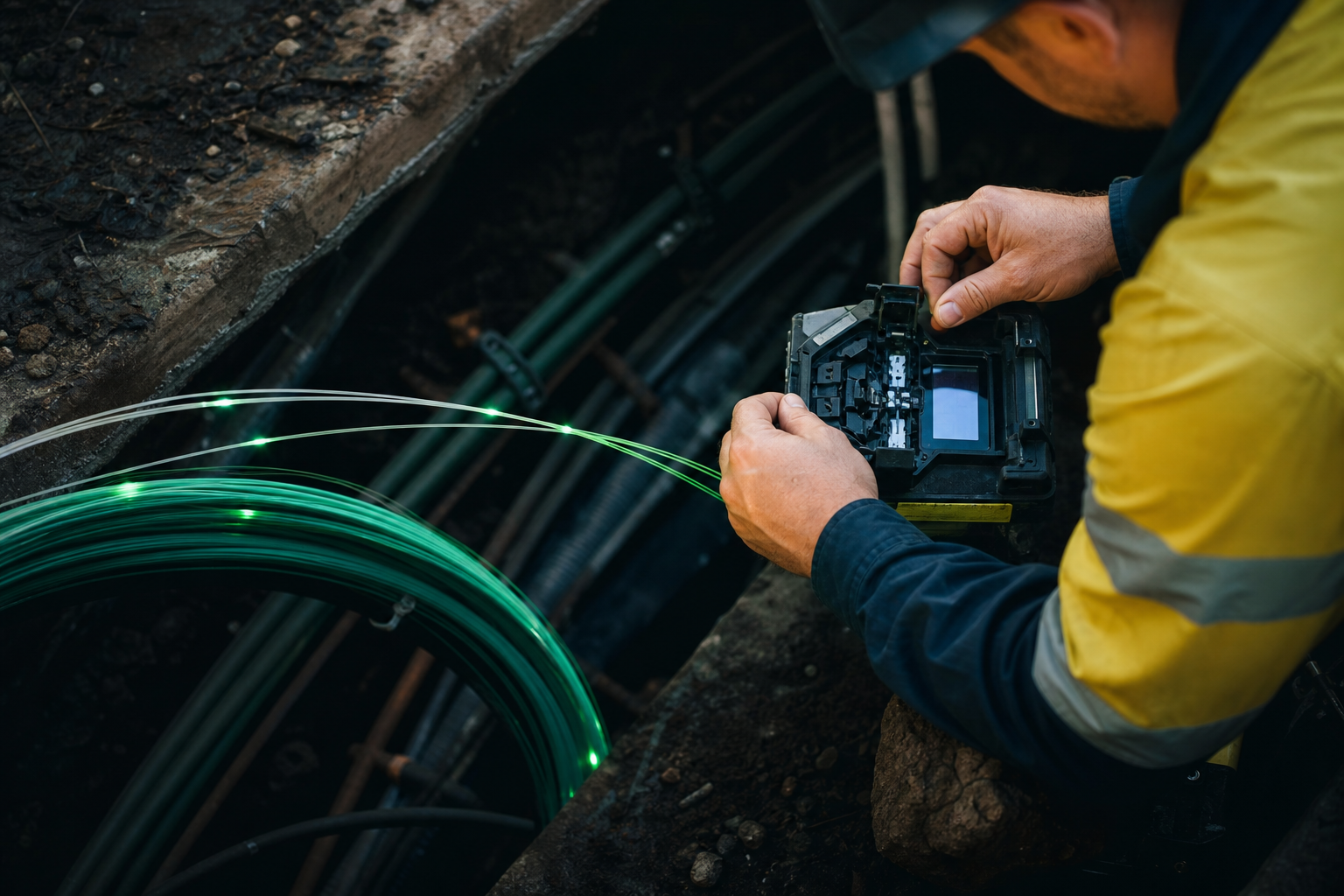 Complex NBN FTTP fibre upgrade installation